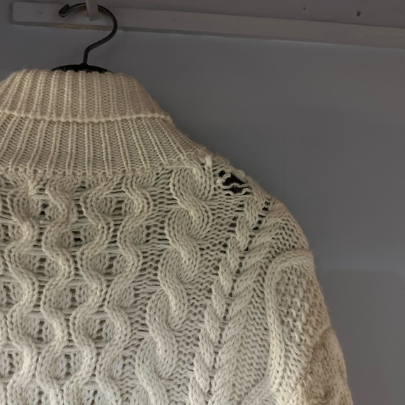 Zara heavy knit wool sweater size M - Picture 3 of 3